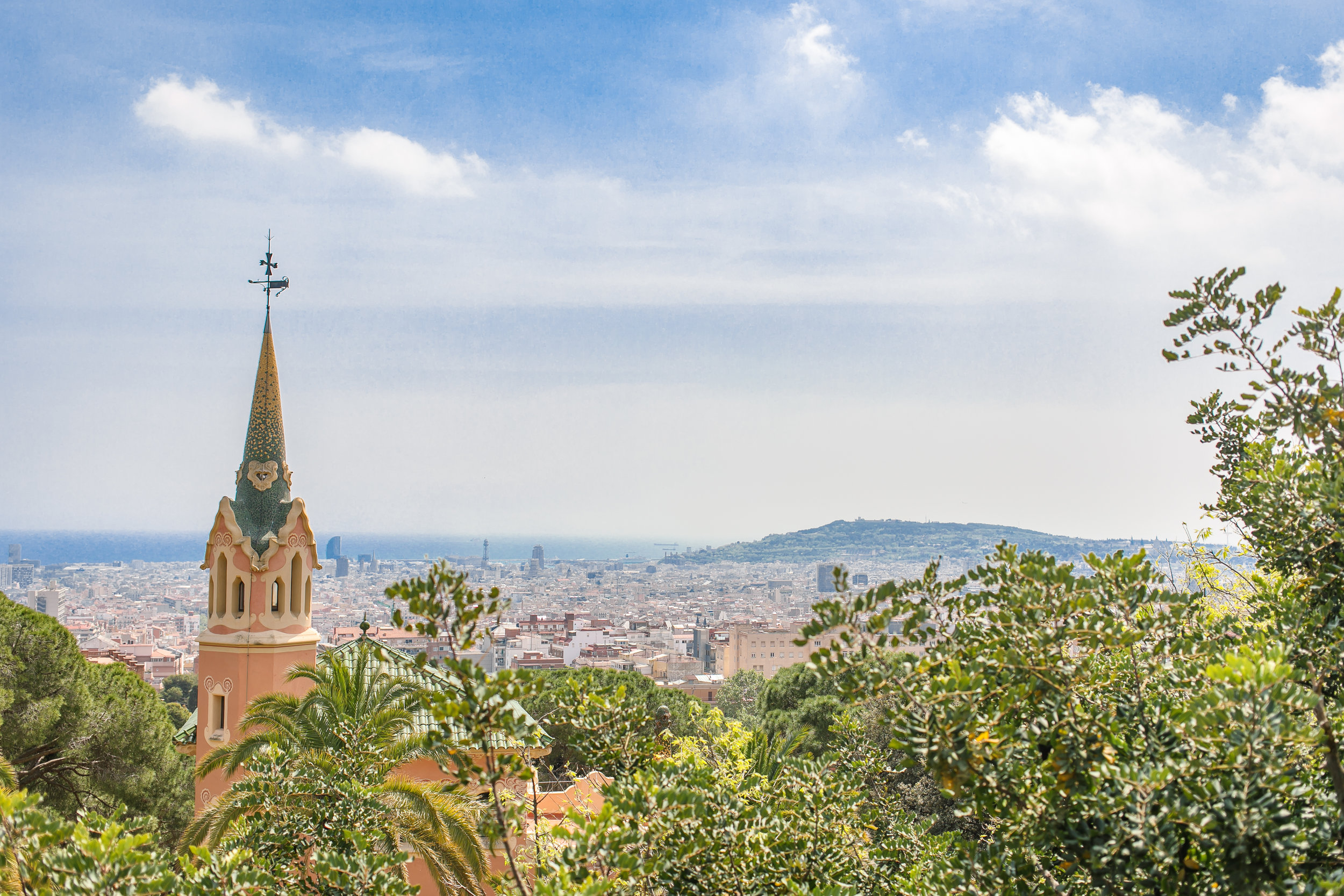  Park Güell. Opted to not go in, but the surrounding area was still great.  