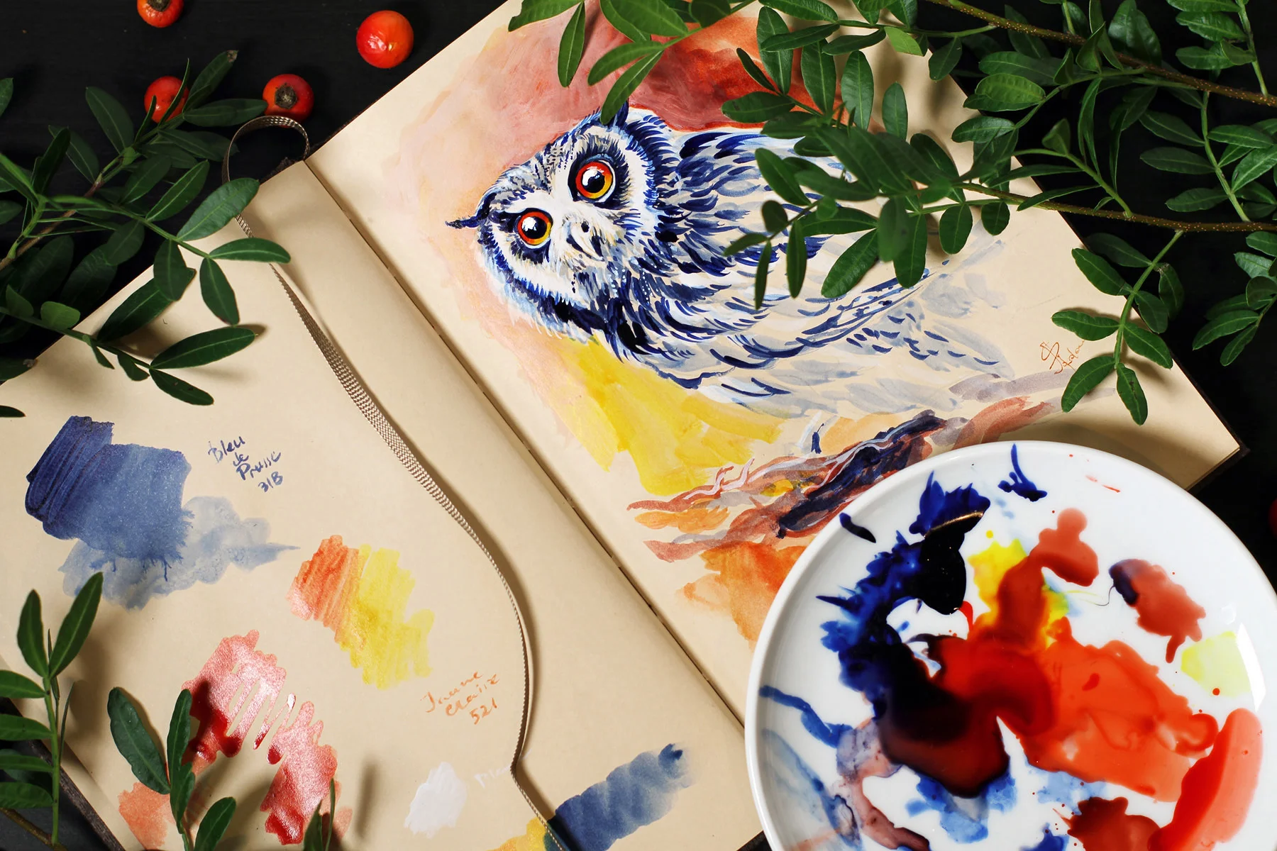 Cappuccino...and Inks? A Perfect recipe for Inktober! 