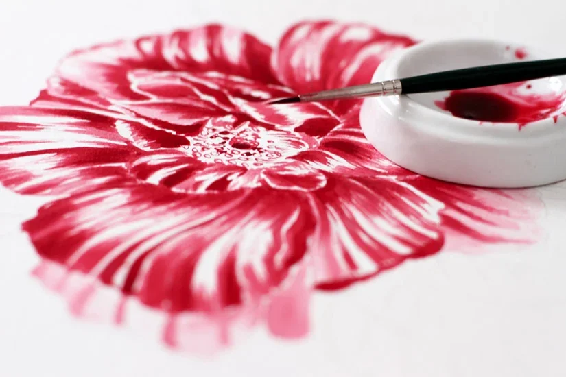 Vintage Rose botanical sketch idea