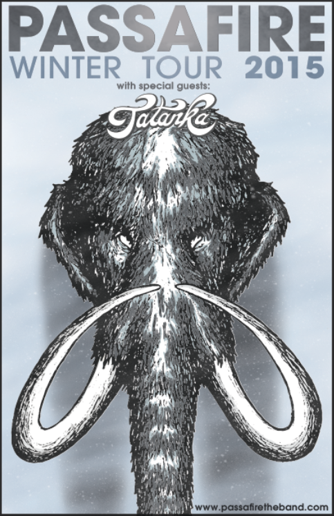 Poster for Passafire winter tour 2015