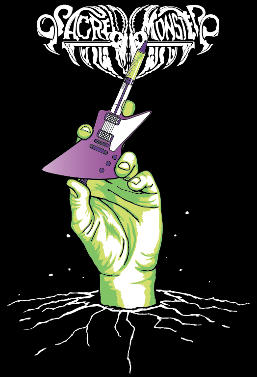 T-shirt design for Sacred Monster