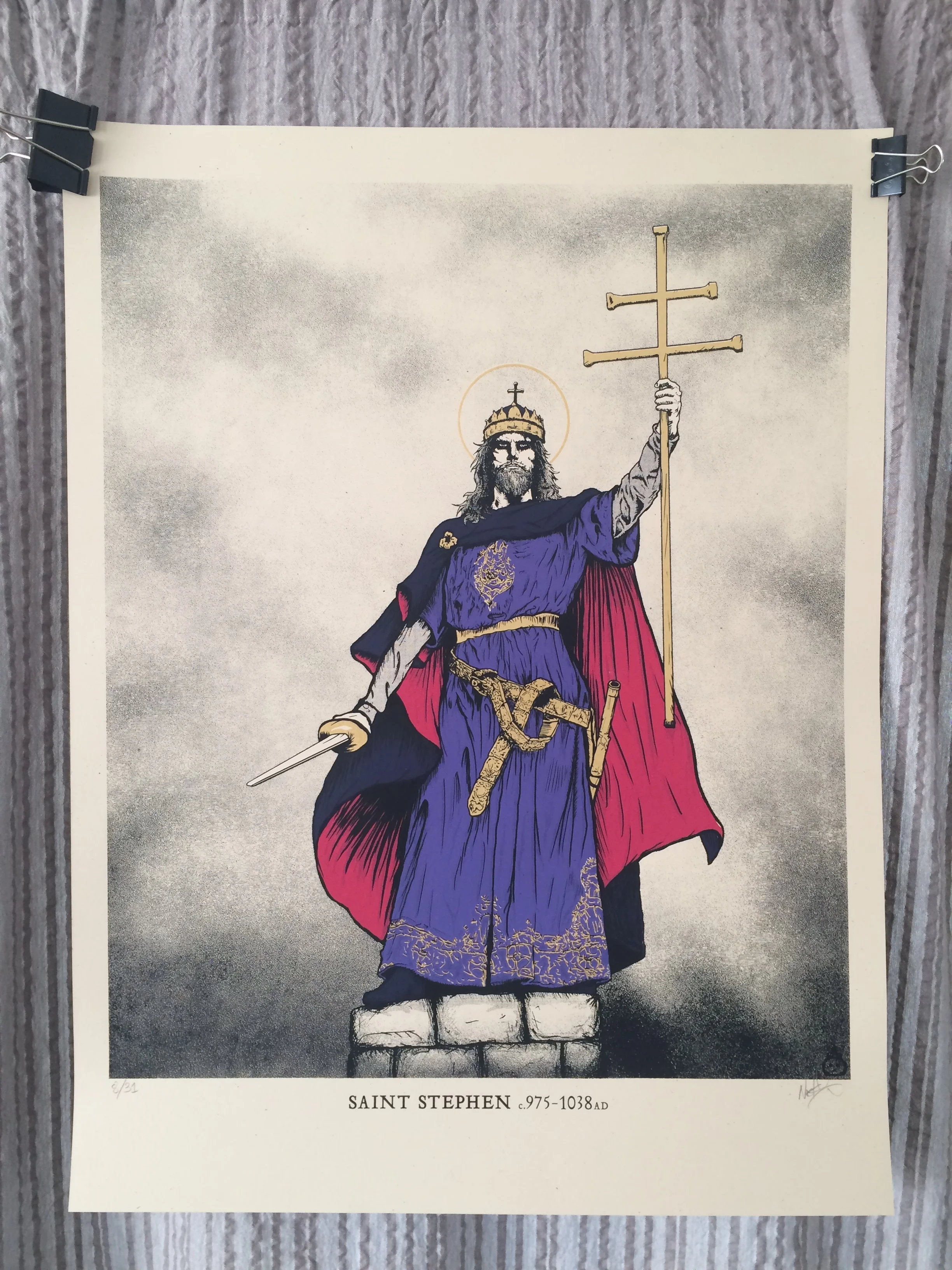 St Stephen screenprint 