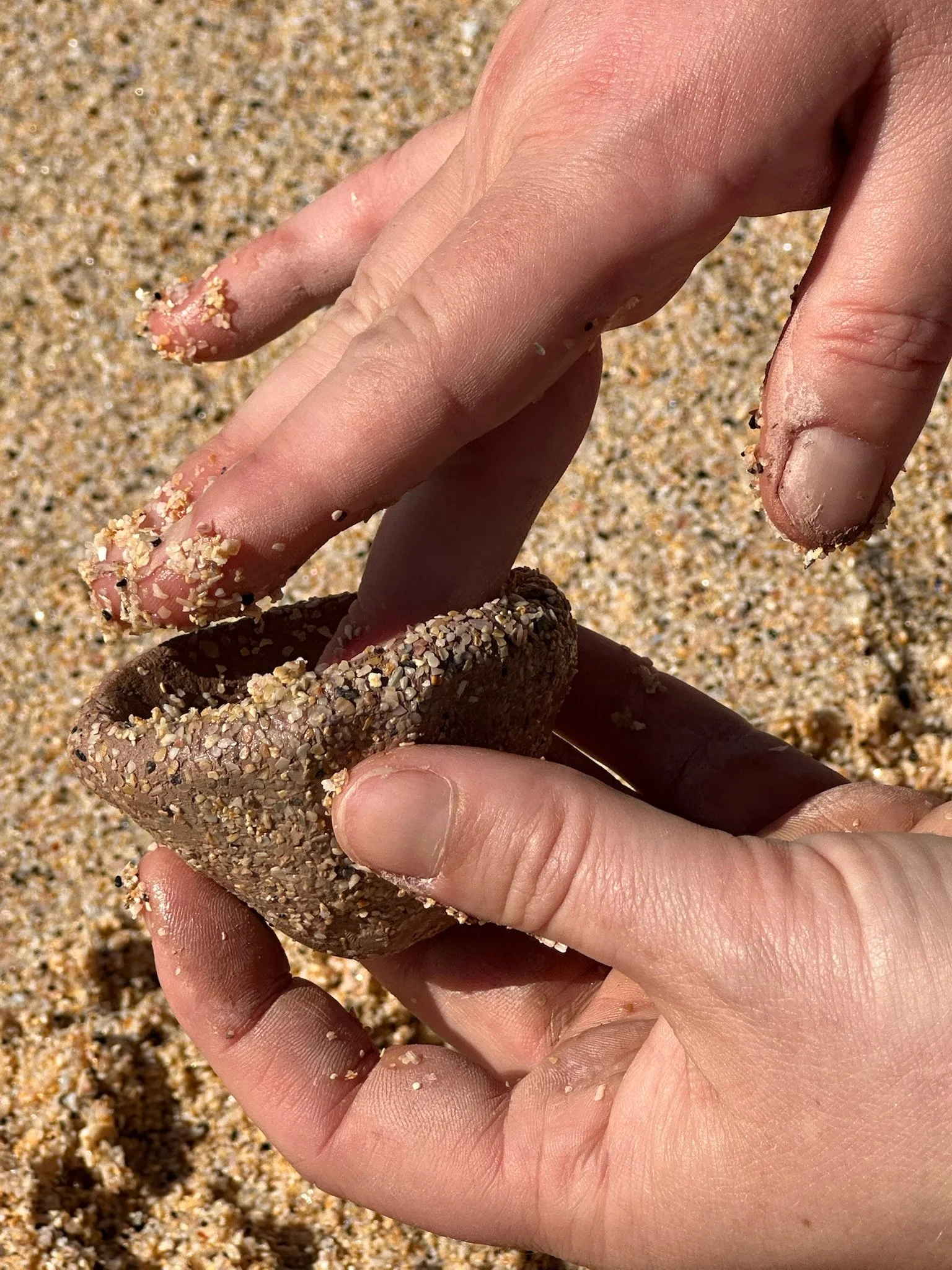creating with clay and sand