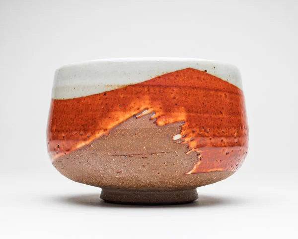 Stoneware Shino Bowl by Callum Trudgeon, 2017.