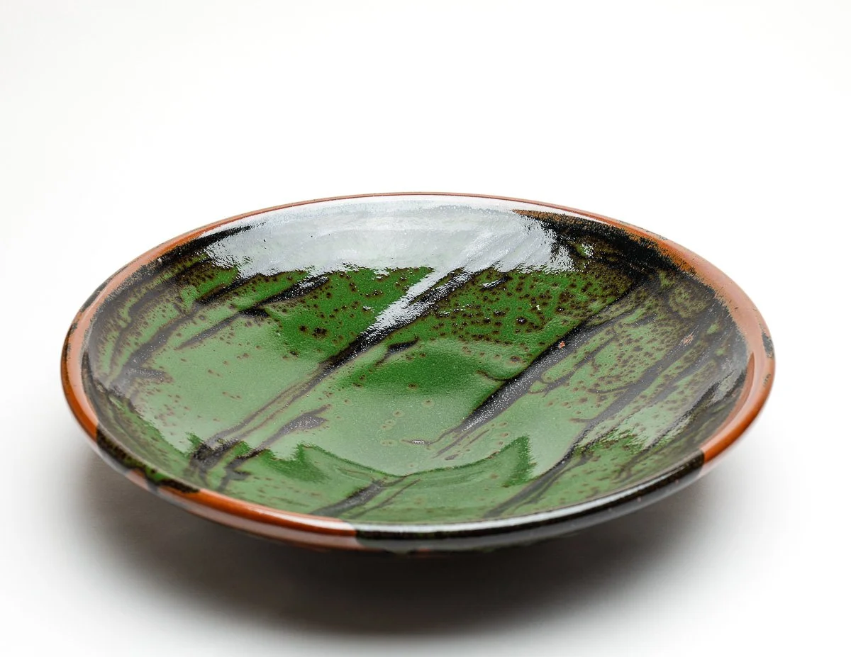 Platter, Chrome Glaze