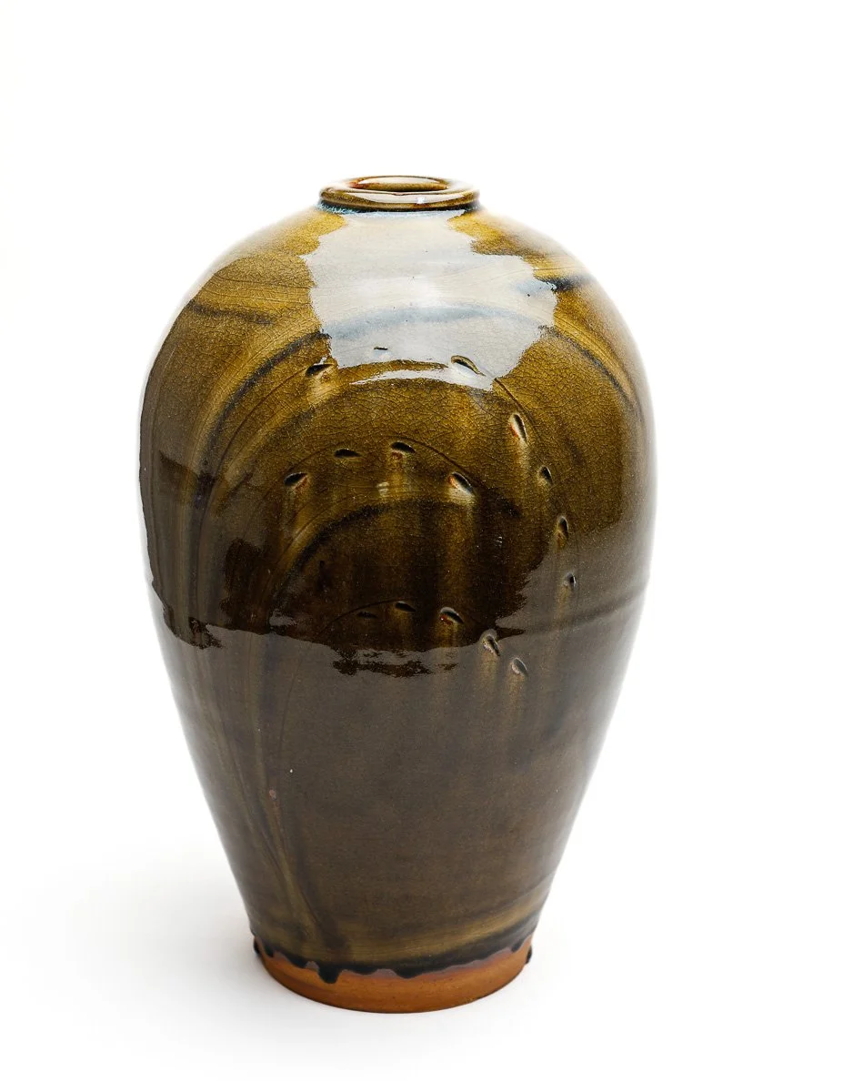 Large Bottle, Ash Glaze