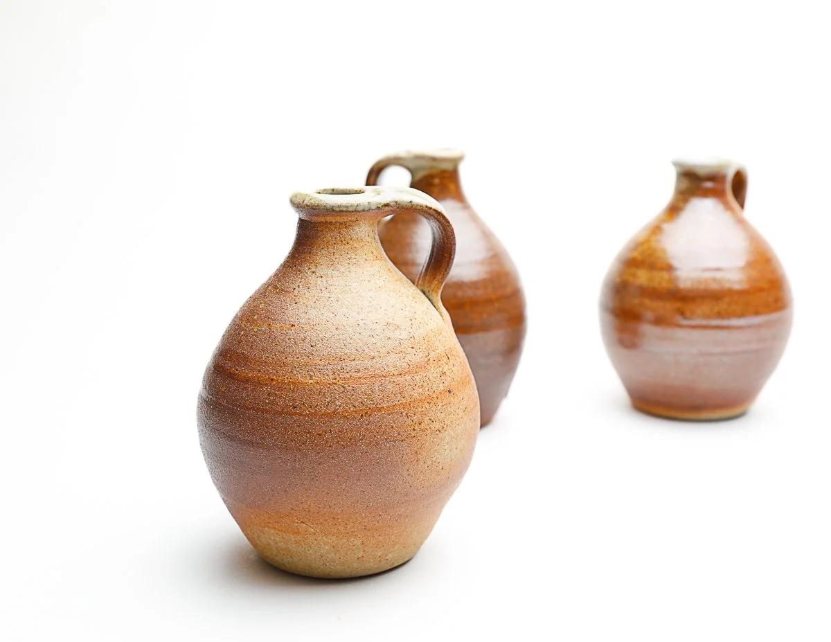Small Unglazed Bottles