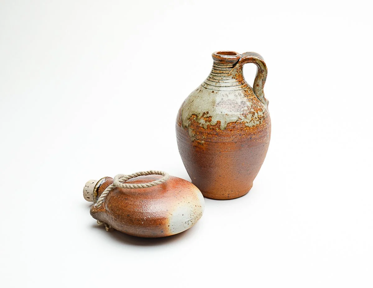 Costrel and Small Bottle