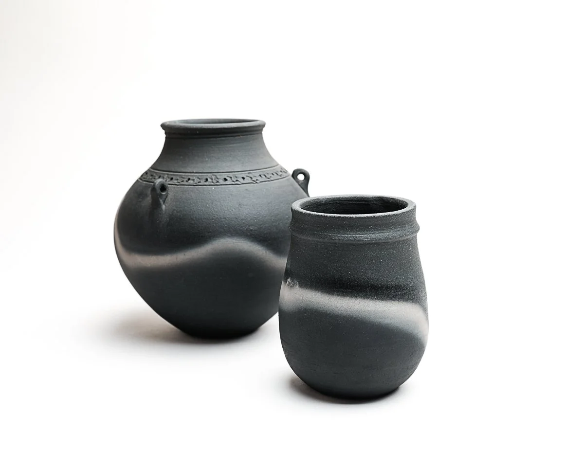 'Black Mood' Vases