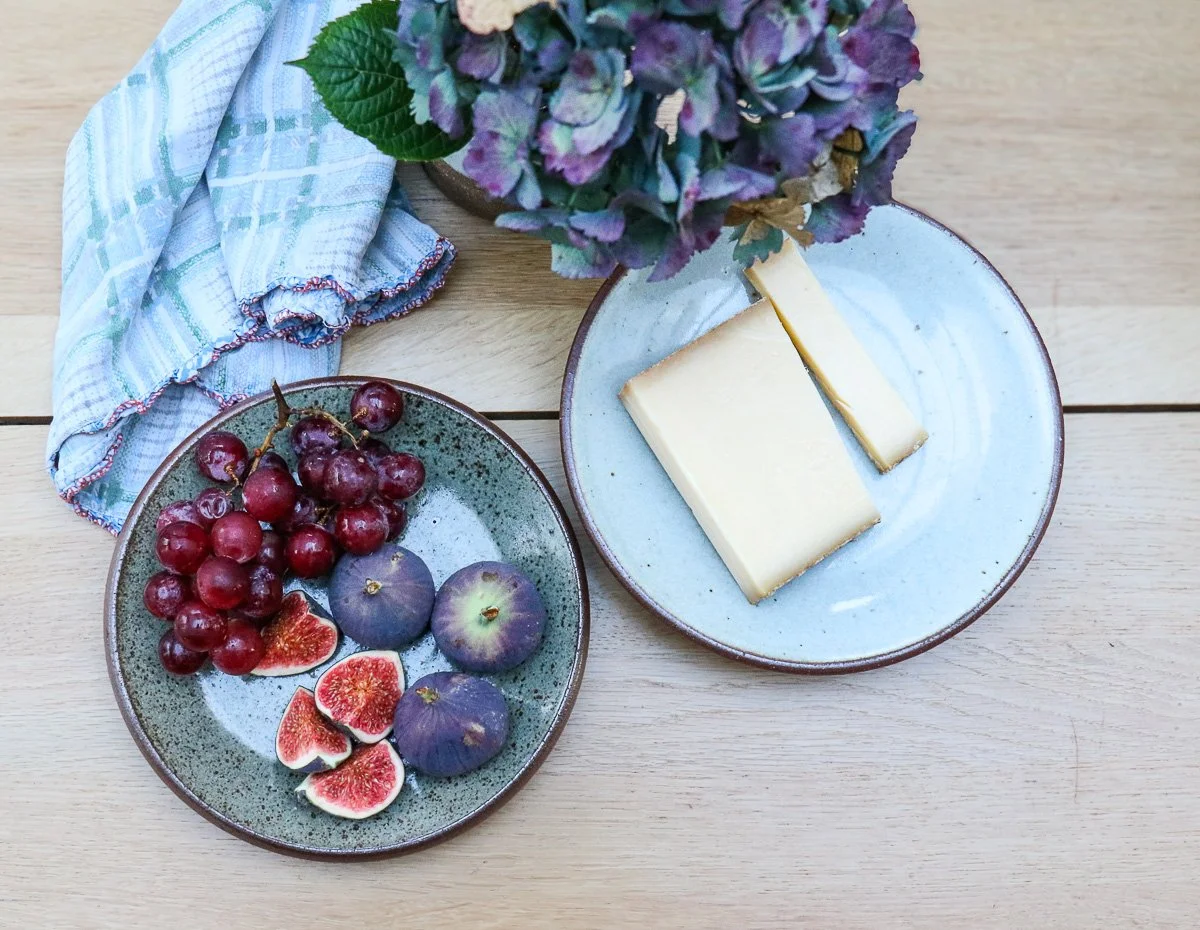 Ash and Dolomite Glazed Side Plates