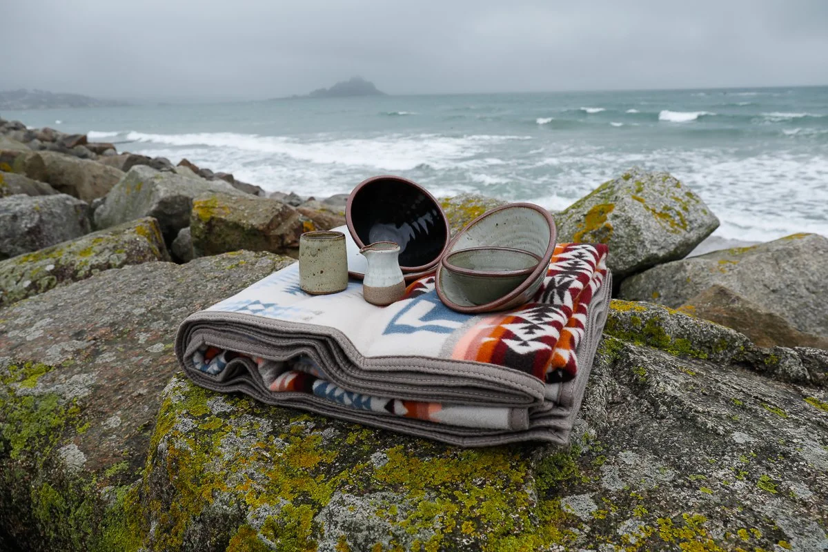   Leach Standard Ware &amp; Pendleton blanket from Seven Stones   