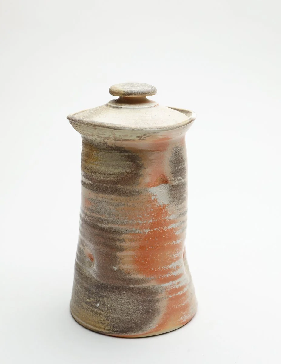 Lidded Indented Jar, HC18