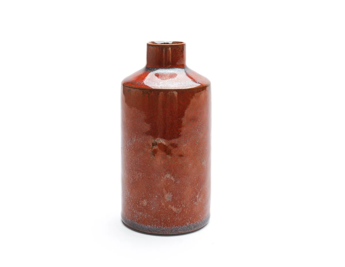 Red and Tenmoku Bottle, CK417