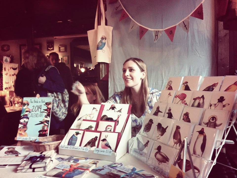 Birds in Hats at Crafty Fox Market - Photo by Yeshen Venema