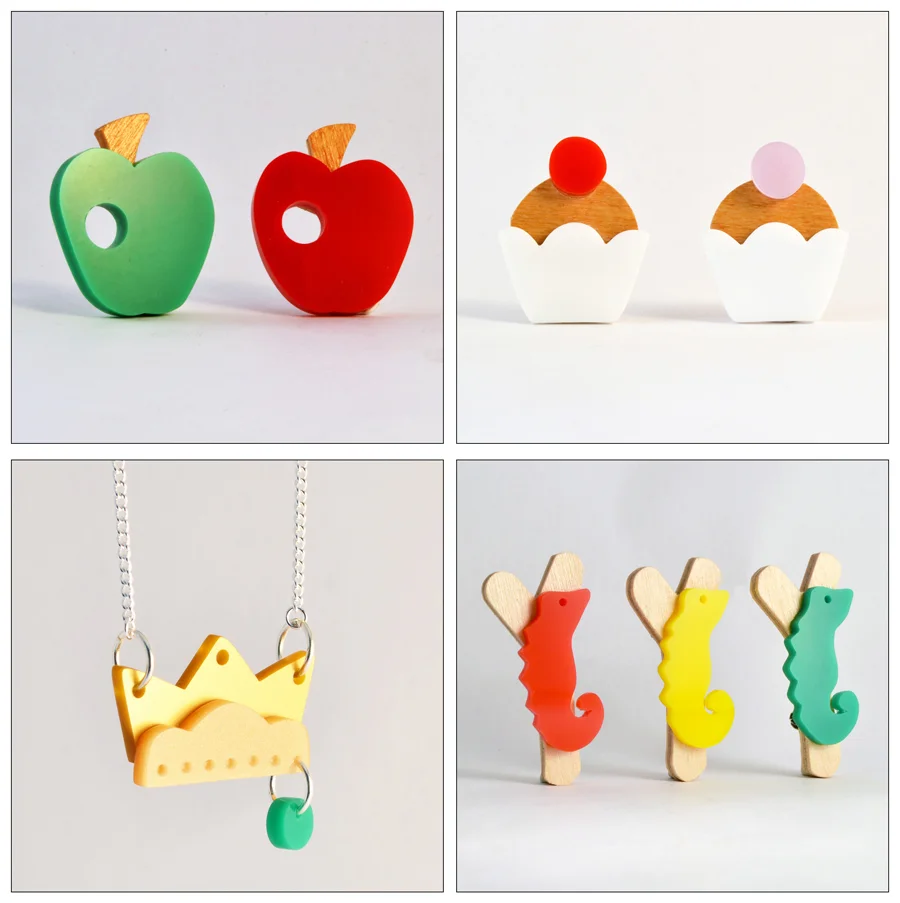 I Am Acrylic's ltd edition versions of the four winning designs