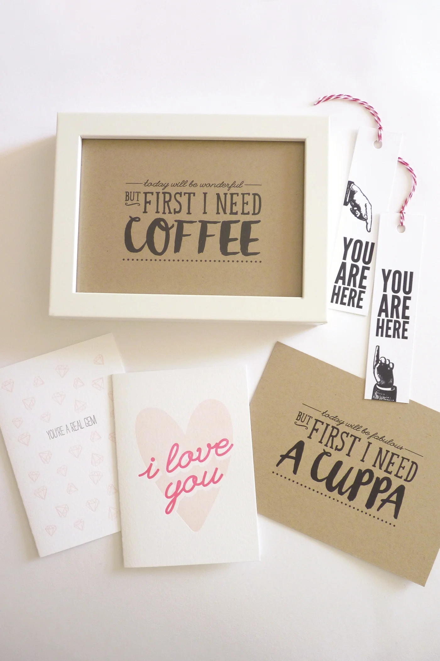 Sarah and Maude's Letterpress Cards