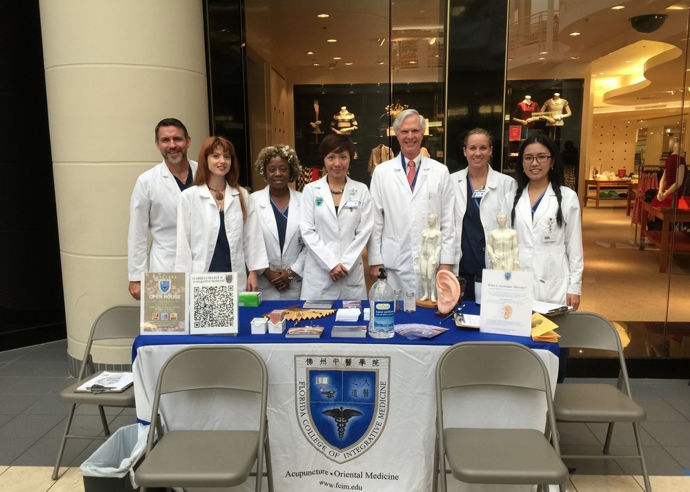 FCIM supervising physicians and interns at a community outreach event