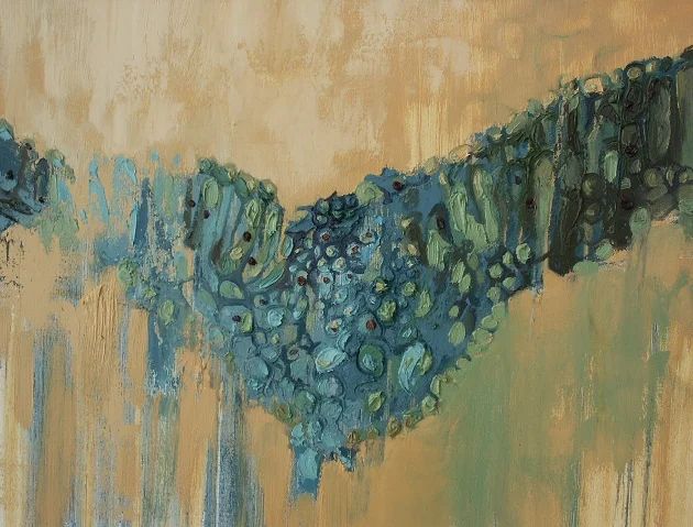 Green Cell 20" x 24" 2004