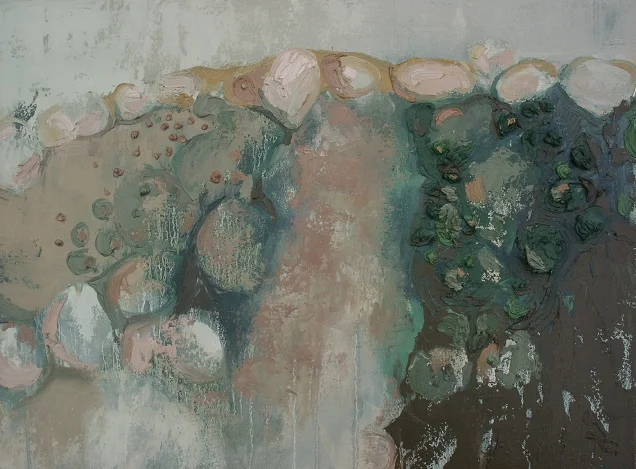 Light to Dark Plant Cell 18" x 24" 2004