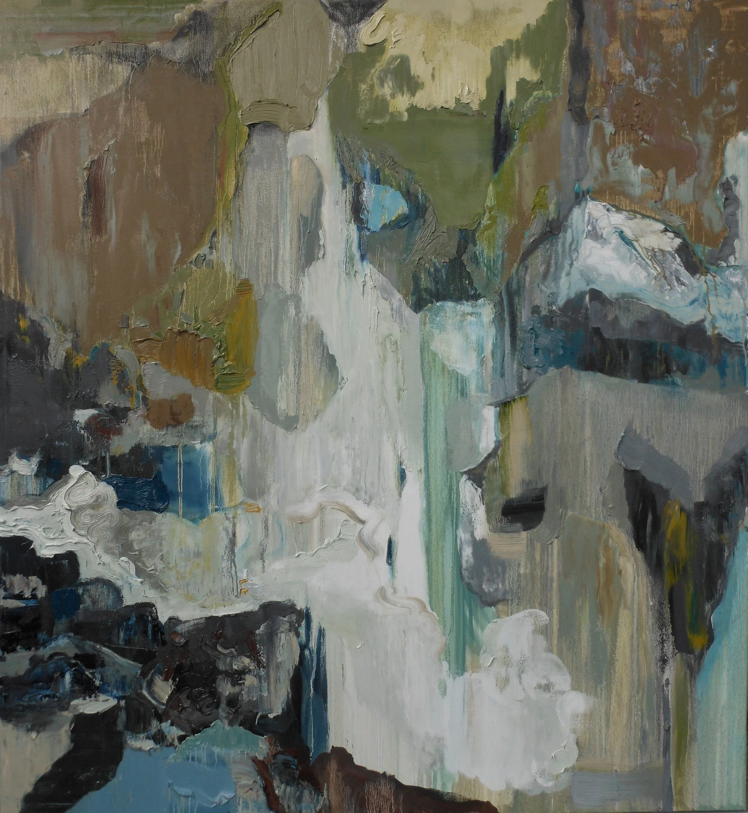 Seeping 52" x 48"
