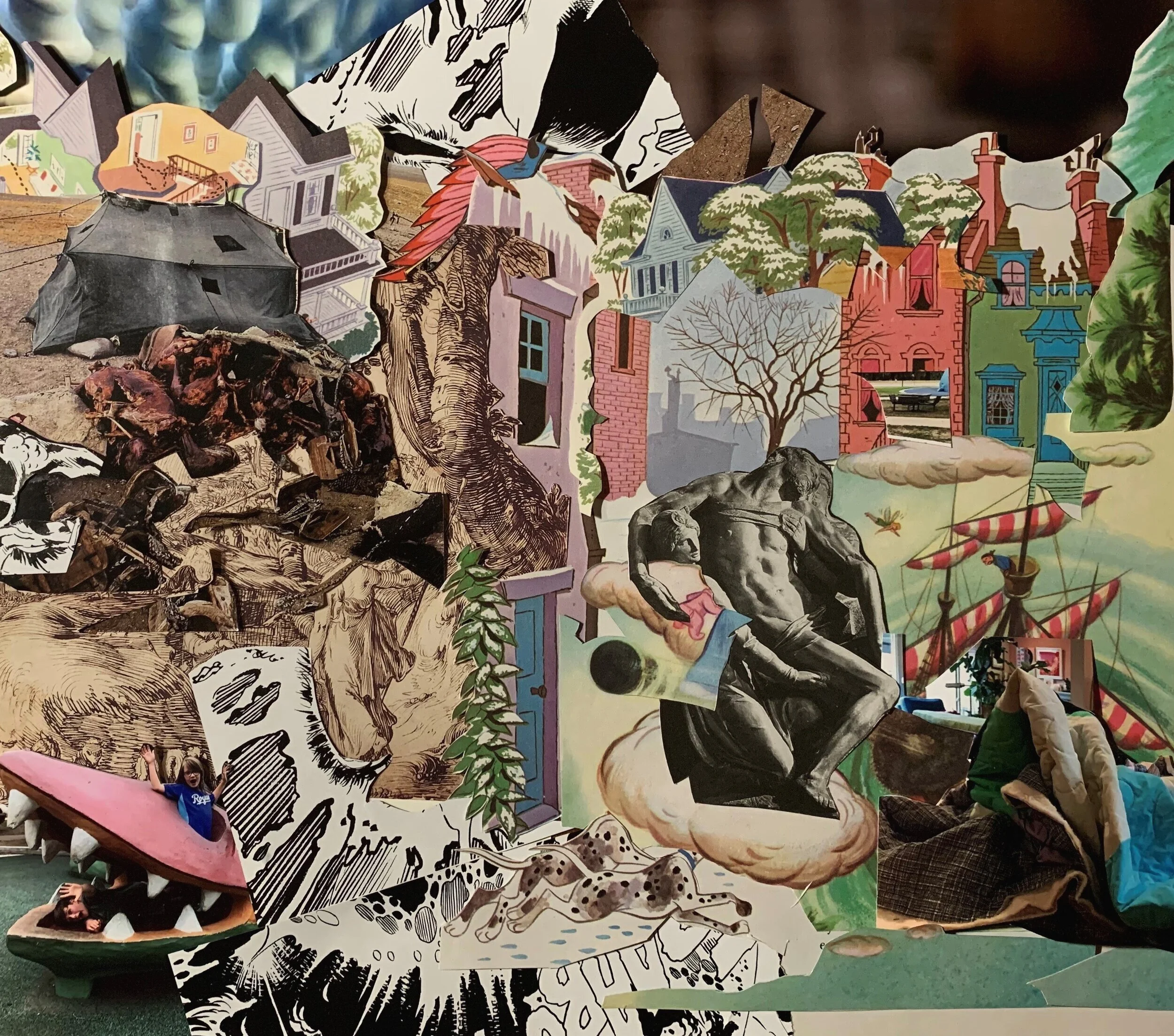 Play Through 13" x 15 1/2" 2020 sold