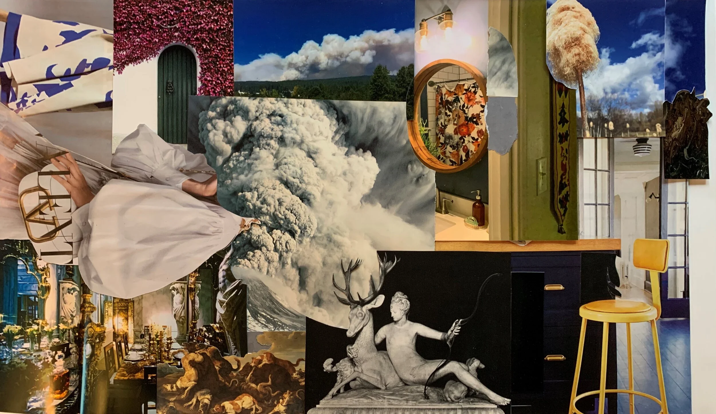 Blue Billow 14" x 23 1/2" 2020