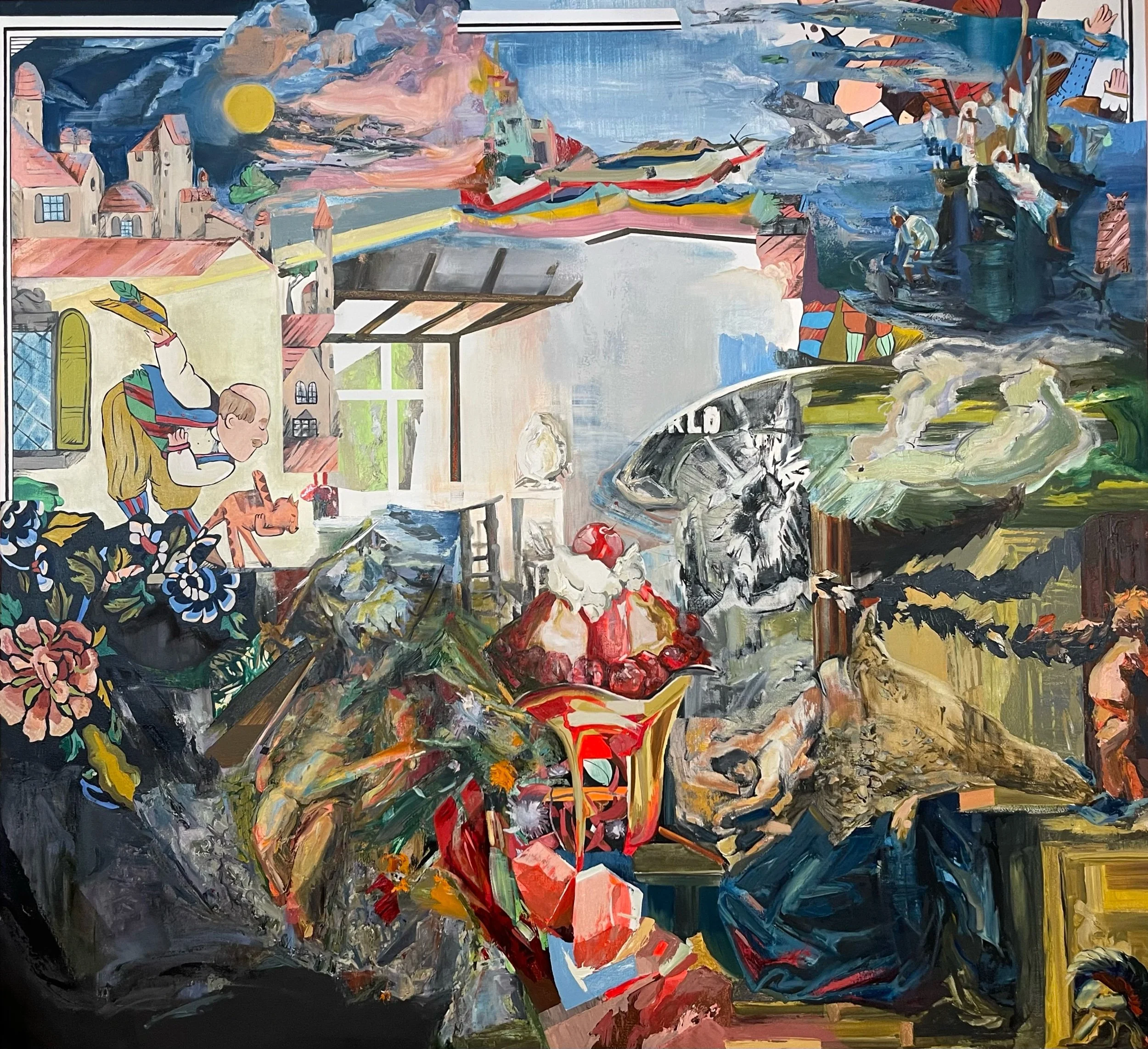 How Do You Do 60” x 65” 2021 sold