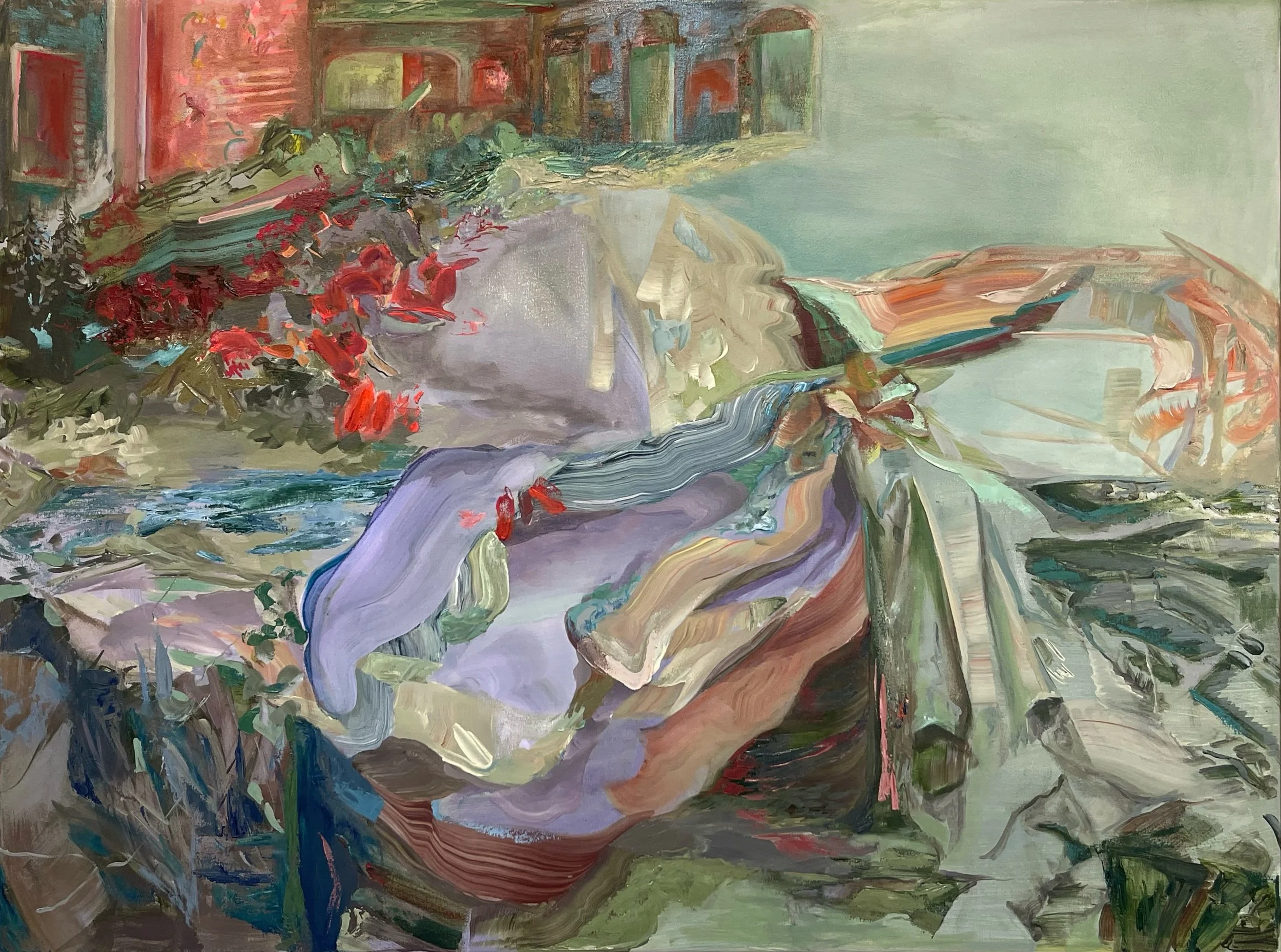 Embracing Evening 36” x 48” 2025