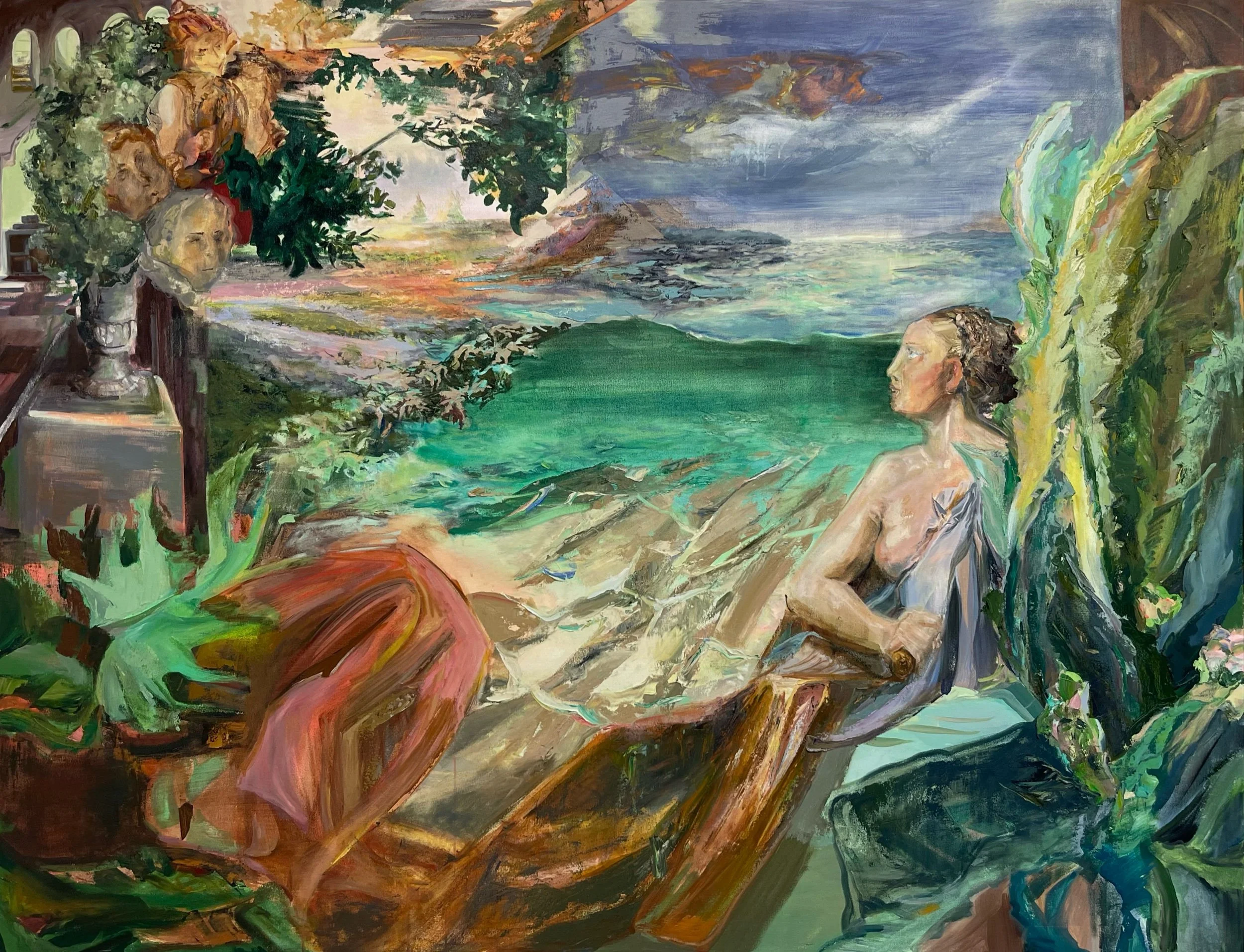 Self and The Whole Dawn 60” x 78” 2025