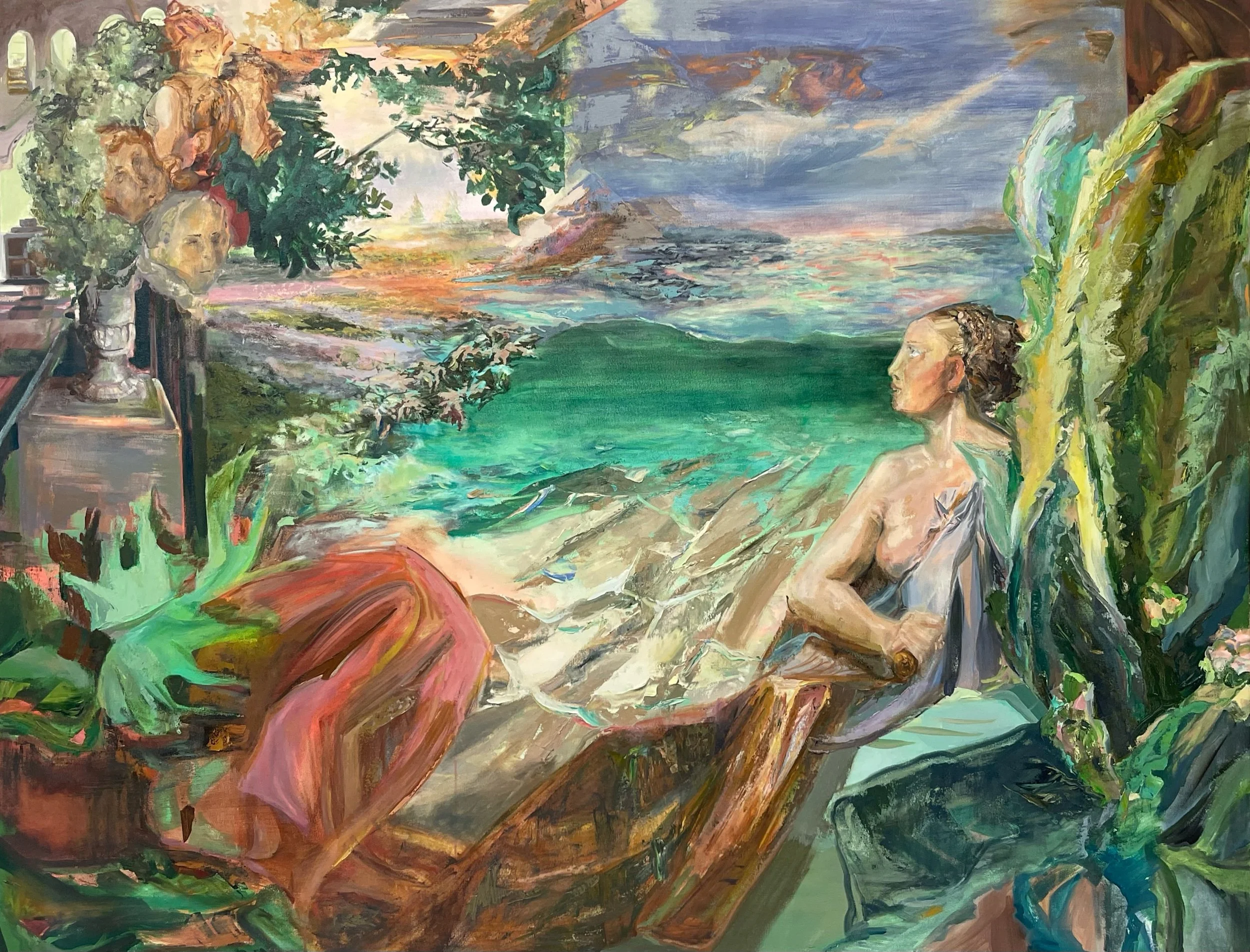 Self and The Whole Dawn 60” x 78” 2025