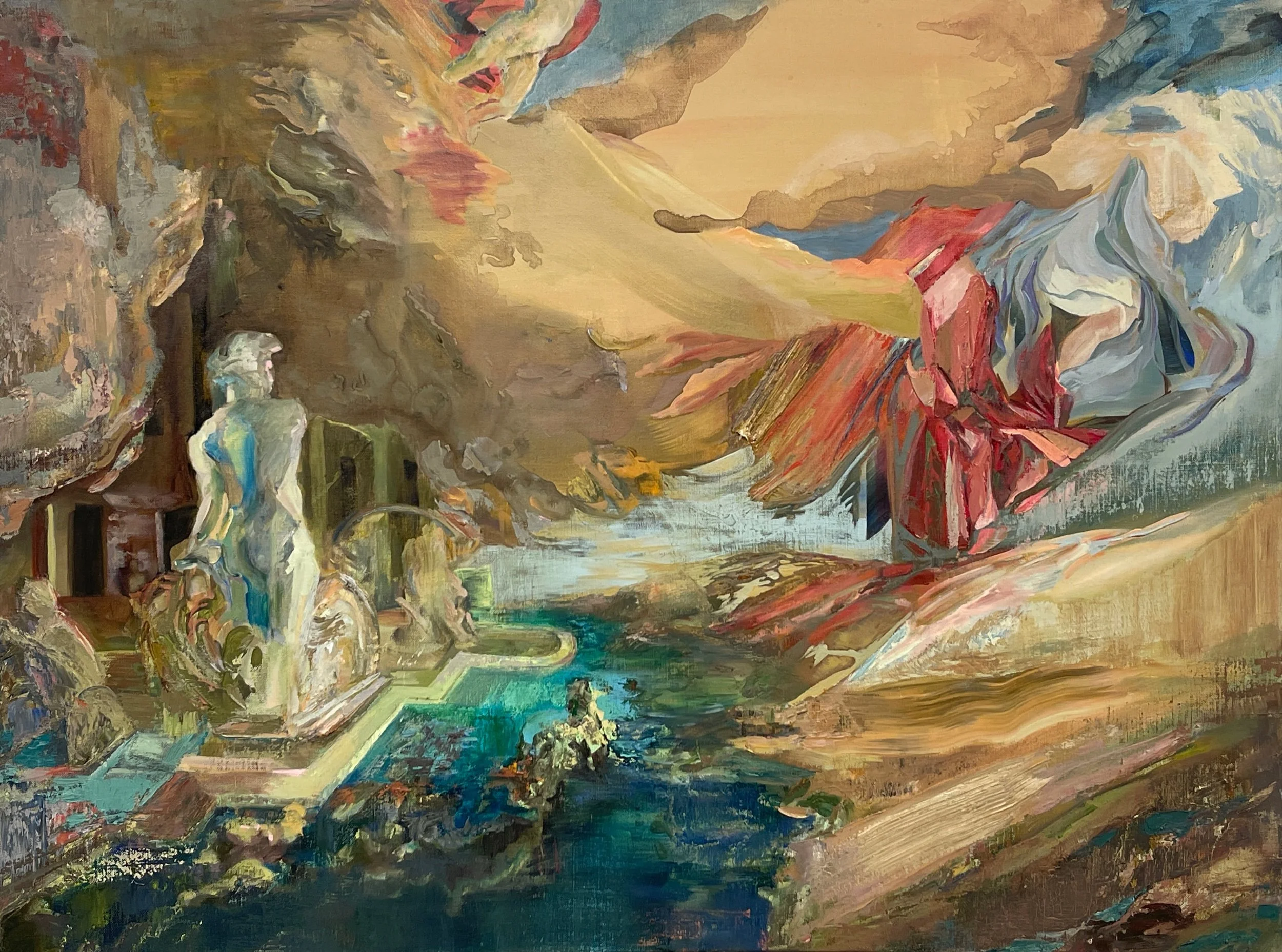 Ideals of Men Oil Paint on Canvas 30” x 40” 2026