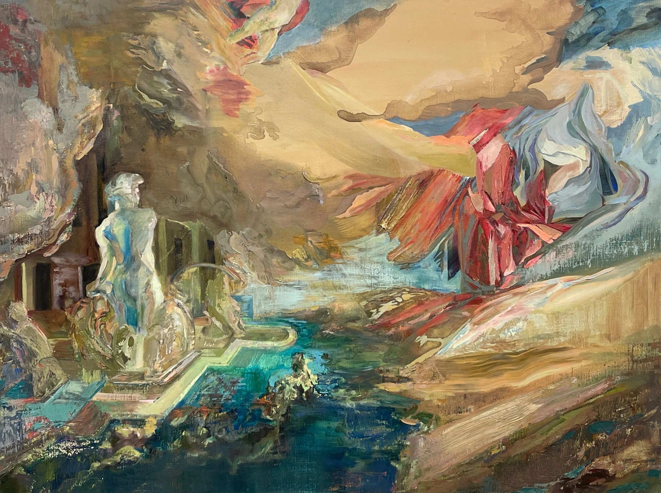 Ideals of Men Oil Paint on Canvas 30” x 40” 2026