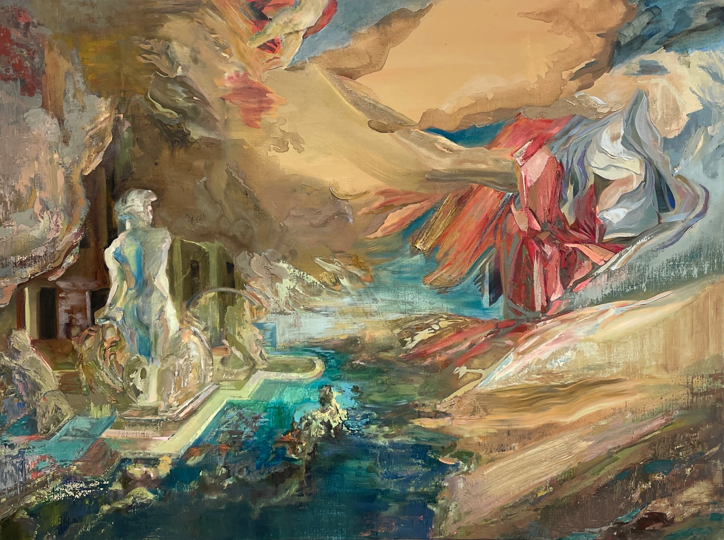 Ideals of Men Oil Paint on Linen 30” x 40” 2026