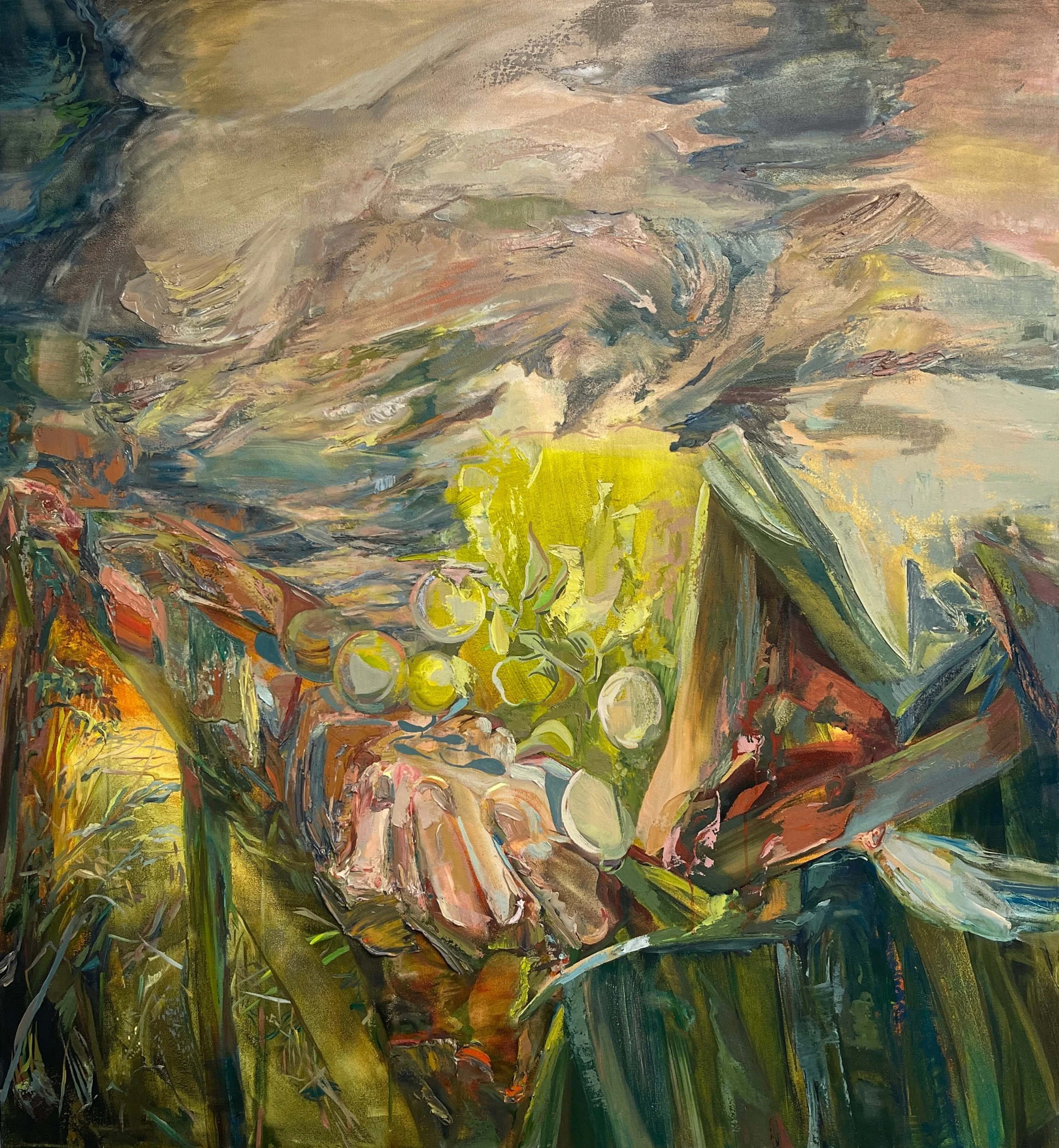 Hold to Change Oil on Canvas 52” x 48” 2026