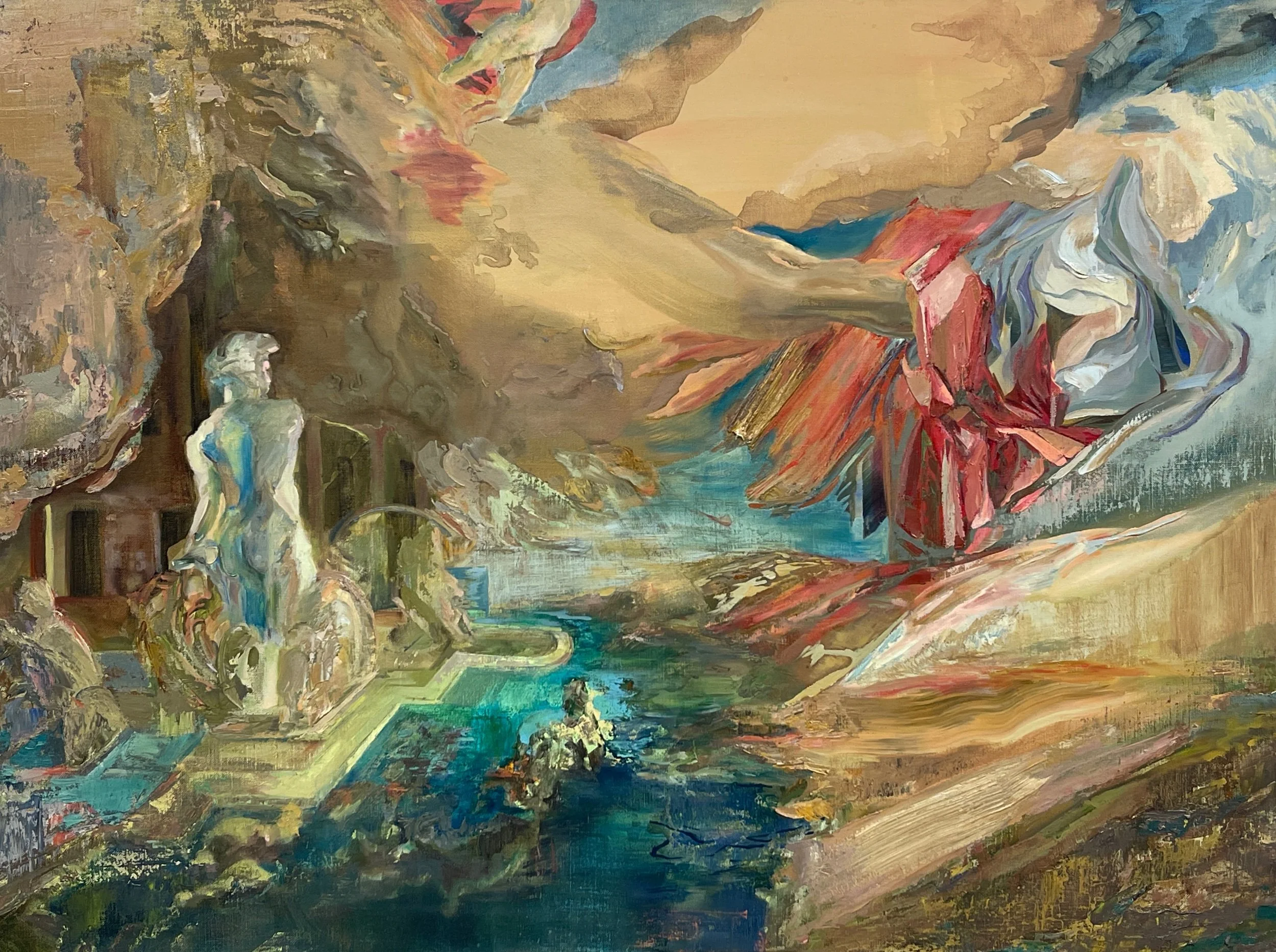 Ideals of Men Oil Paint on Linen 30” x 40” 2026