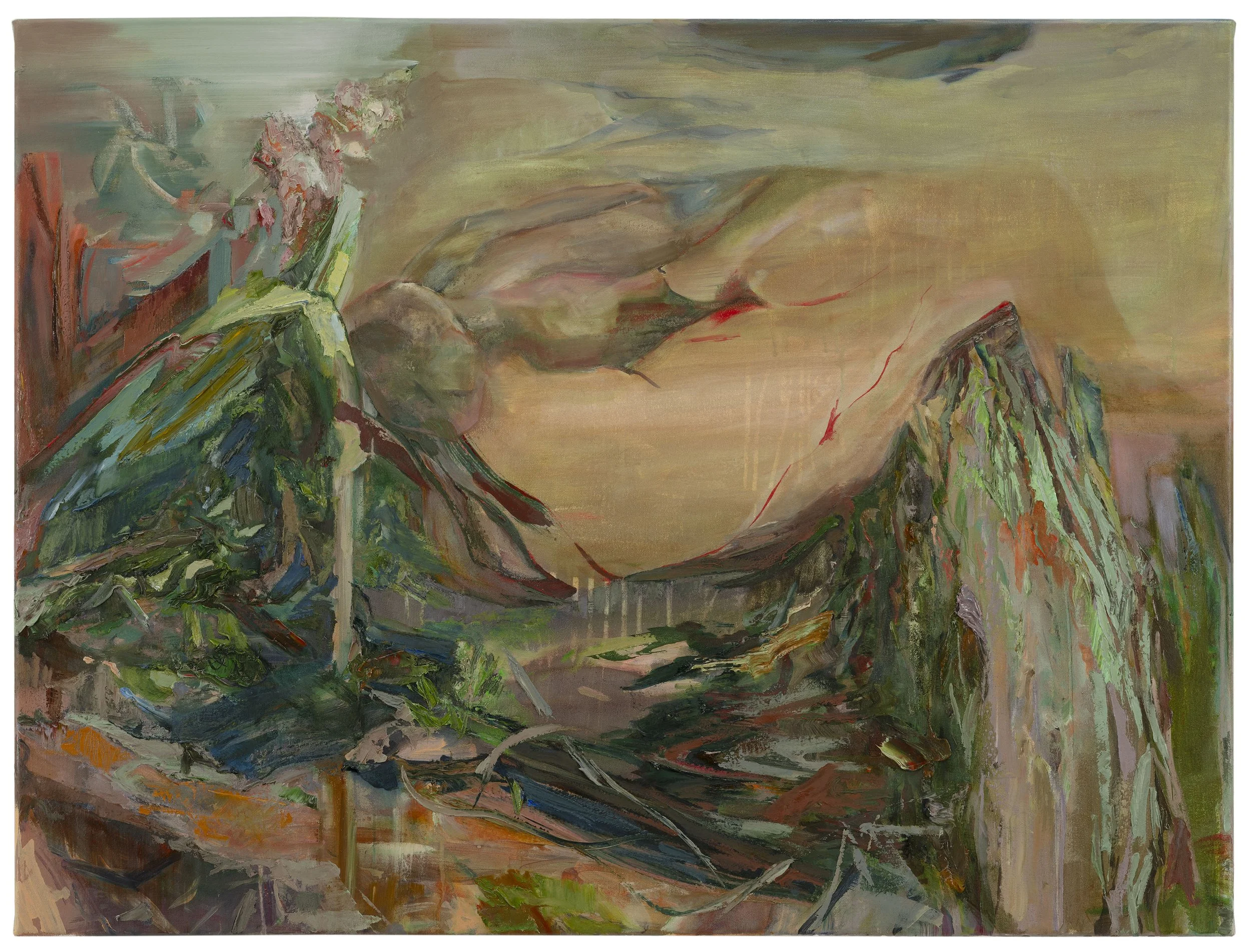 In the Depths Oil Paint on Canvas 30” x 40” 2026