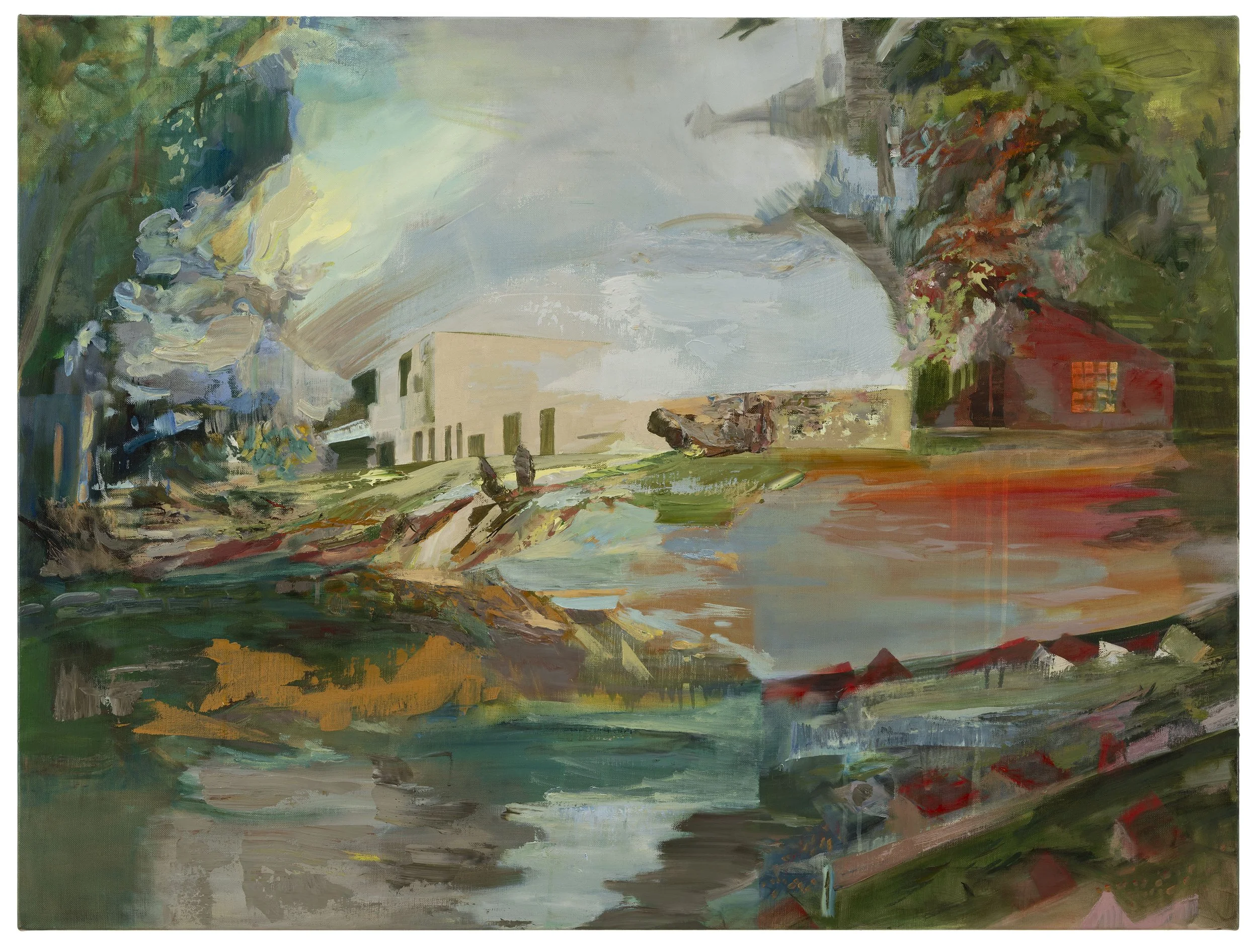 Shimmer in Time Oil Paint on Linen 30” x 40” 2026