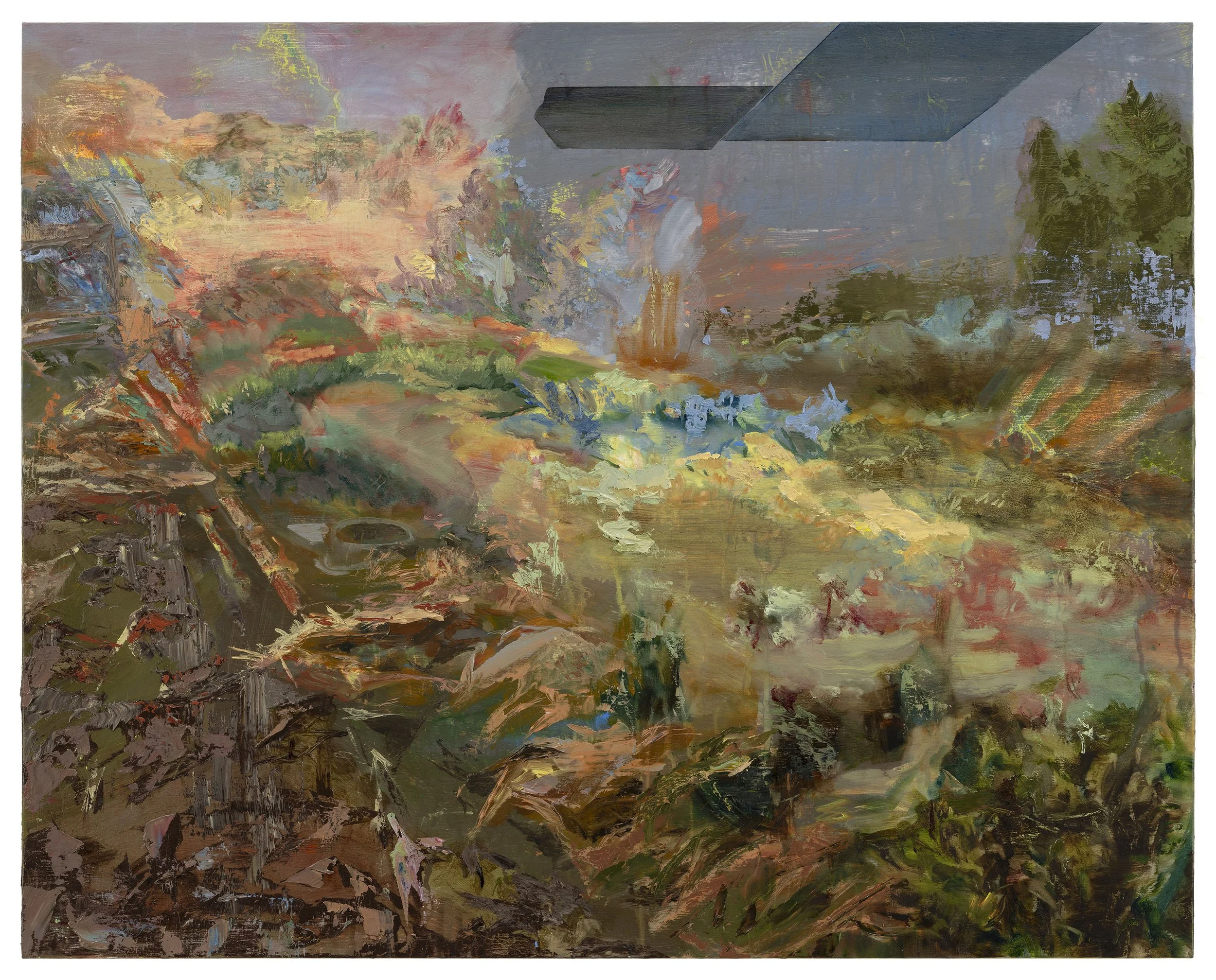 Soften Perspective  Oil Paint on Wood Panel 24” x 30” 2025