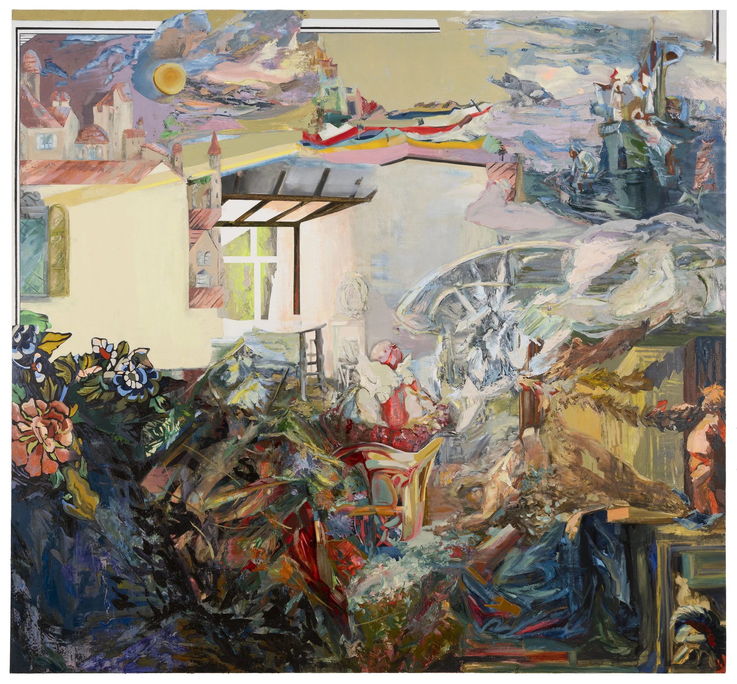 It's All Happening Oil Painting on Canvas 60" x 68" 2021-2026