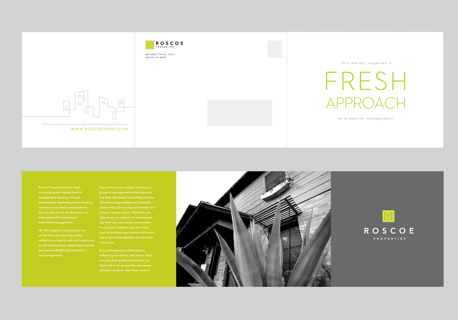  Roscoe Properties trifold brochure 
