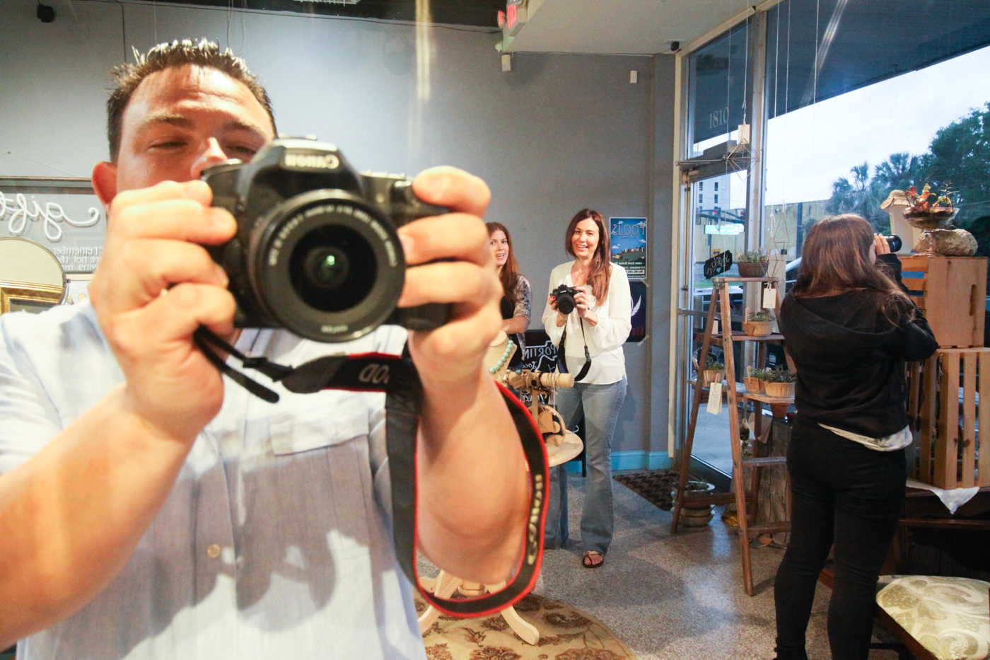 Playing with mirrors. photo by student Frank Paradiso
