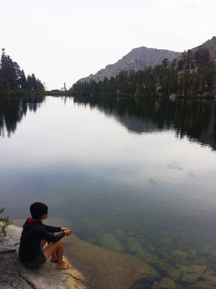  Gilbert Lake, quiet and still before a lightning storm that lasted hours later that night. 