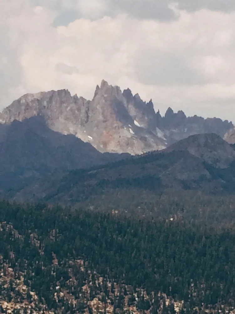  The Minarets, a series of jagged peaks in the Ritter Range within the Ansel Adams Wilderness, rise 13,000 feet above sea level. 