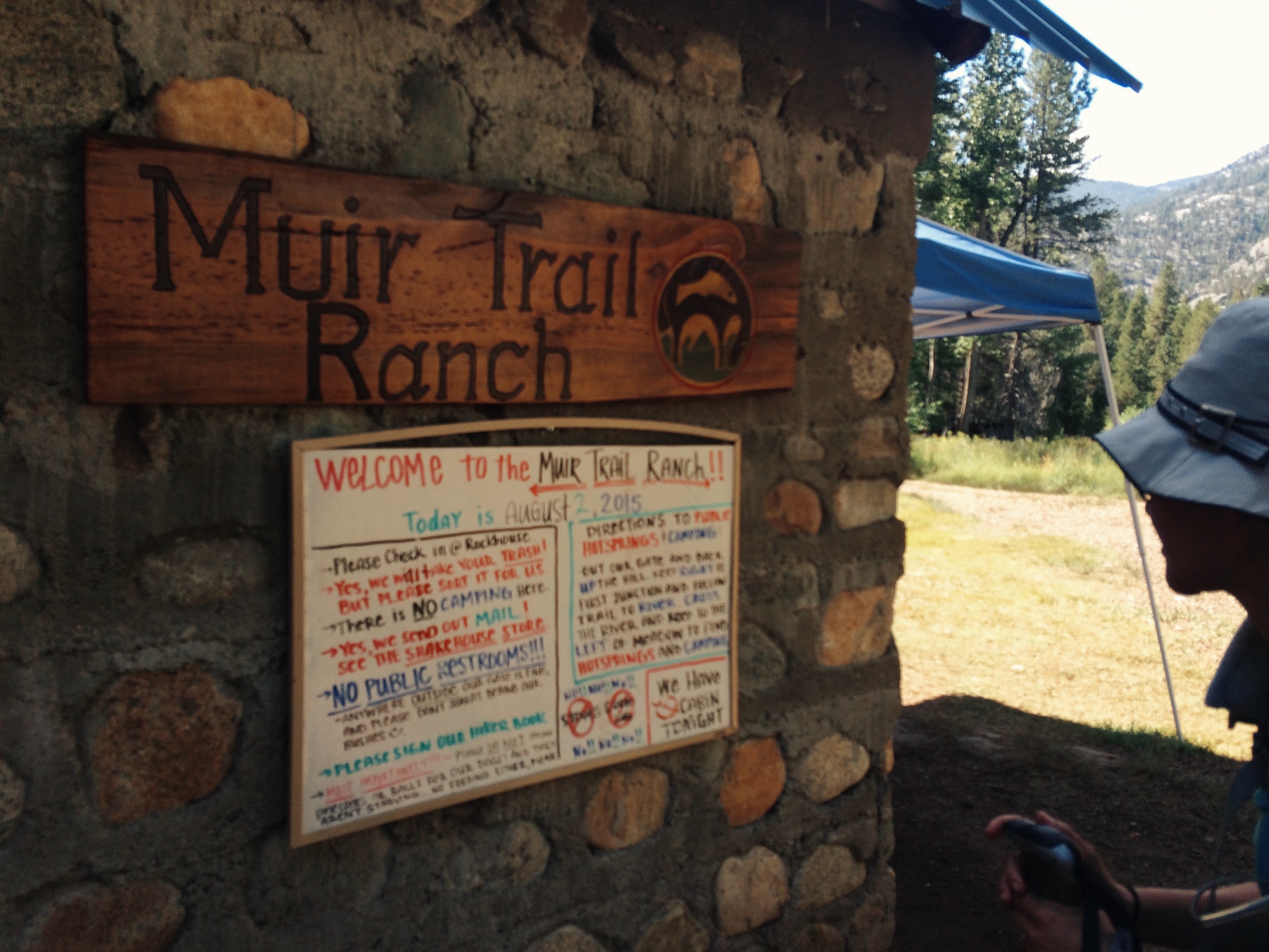  On our longest day on the trail we covered over 15 miles to make it to Muir Trail Ranch to pick up our resupply bucket before they closed for the day. 