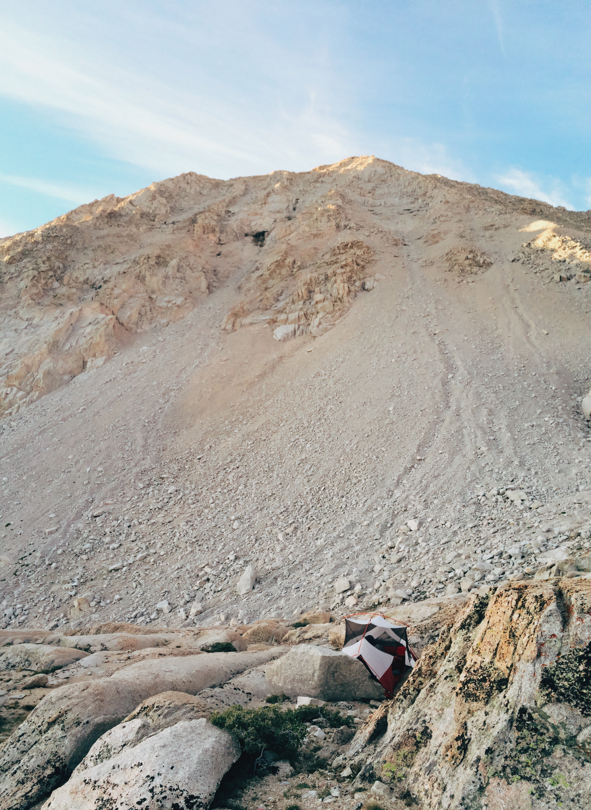  Day 18: our last night on the trail was spent along the Whitney Trail, between Mirror Lake and Trail Camp. 