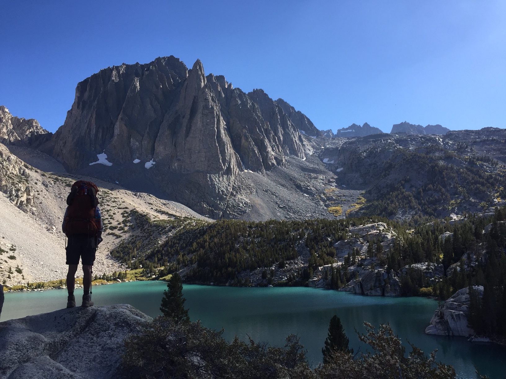  No filter required. The glacial water of Second and Third lakes really is that color. 