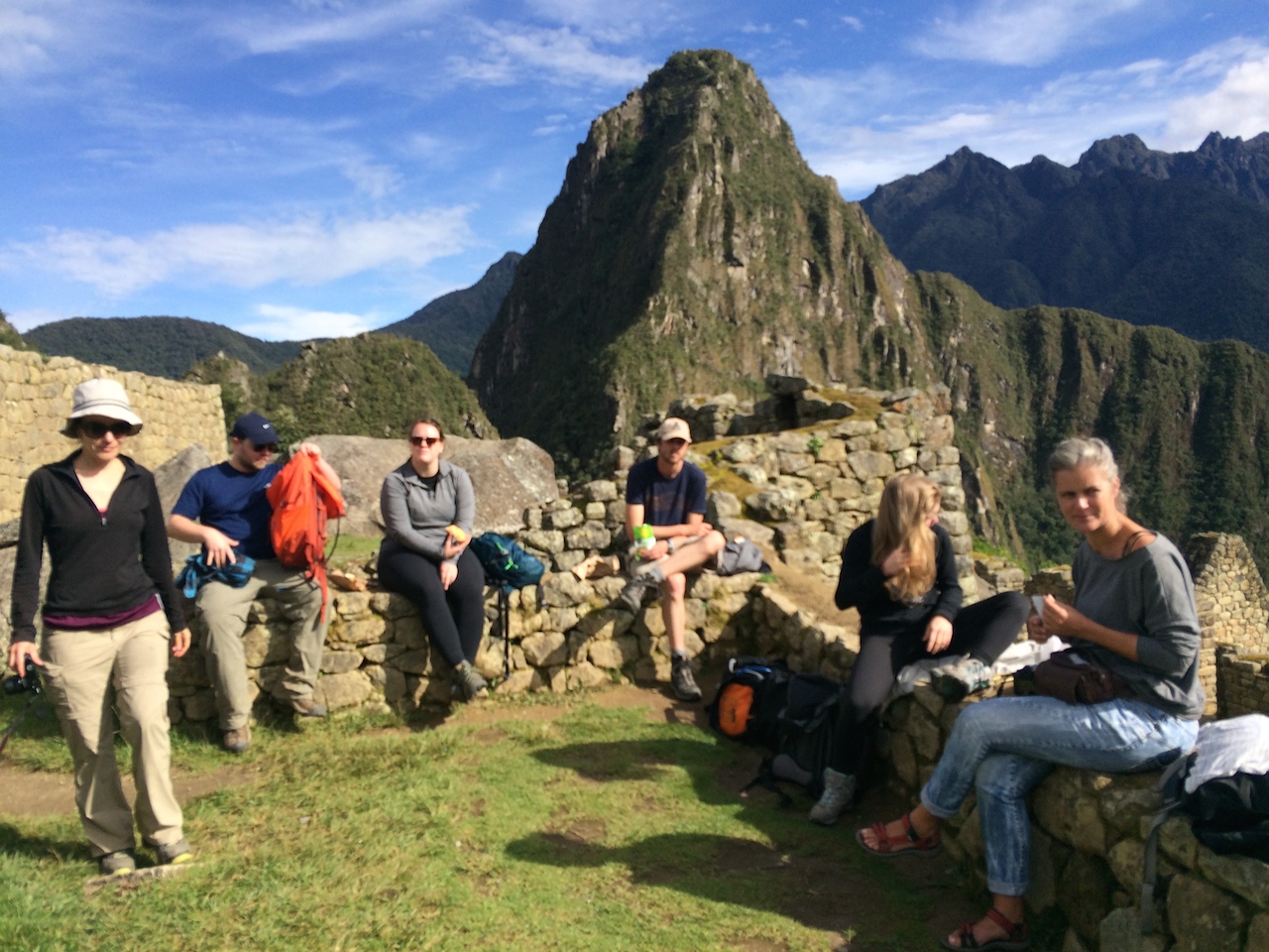  There's really no such thing as a bad lunch spot at Machu Picchu. 