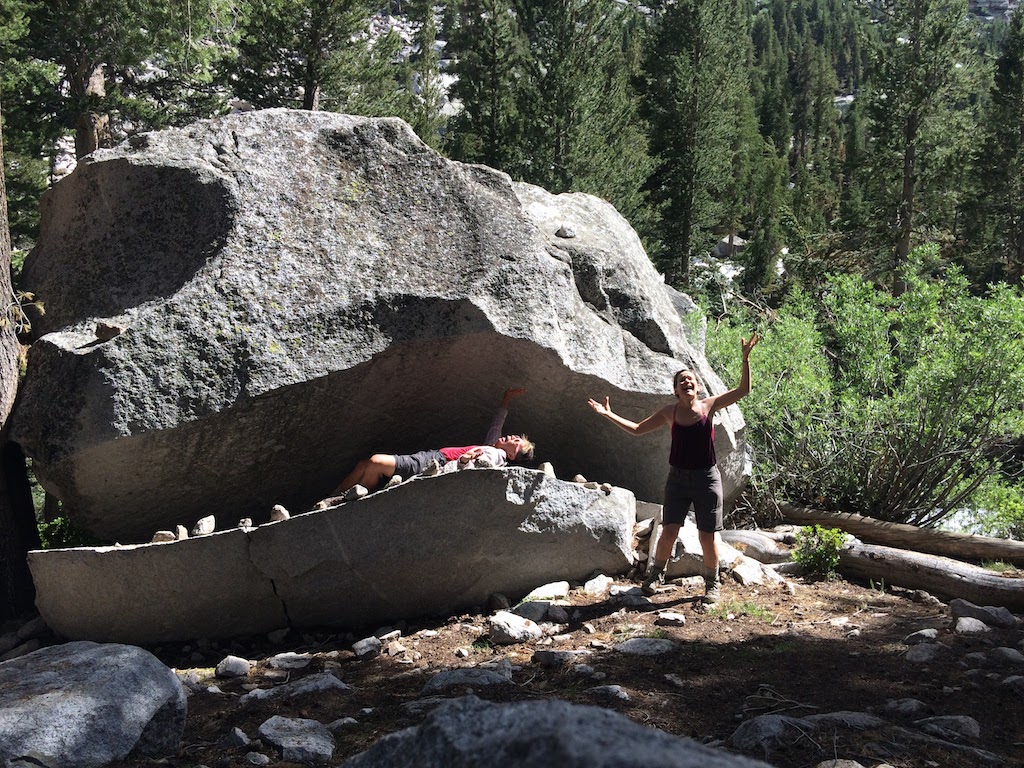 The famous Rock Monster along the JMT, near Big Pete Meadow.