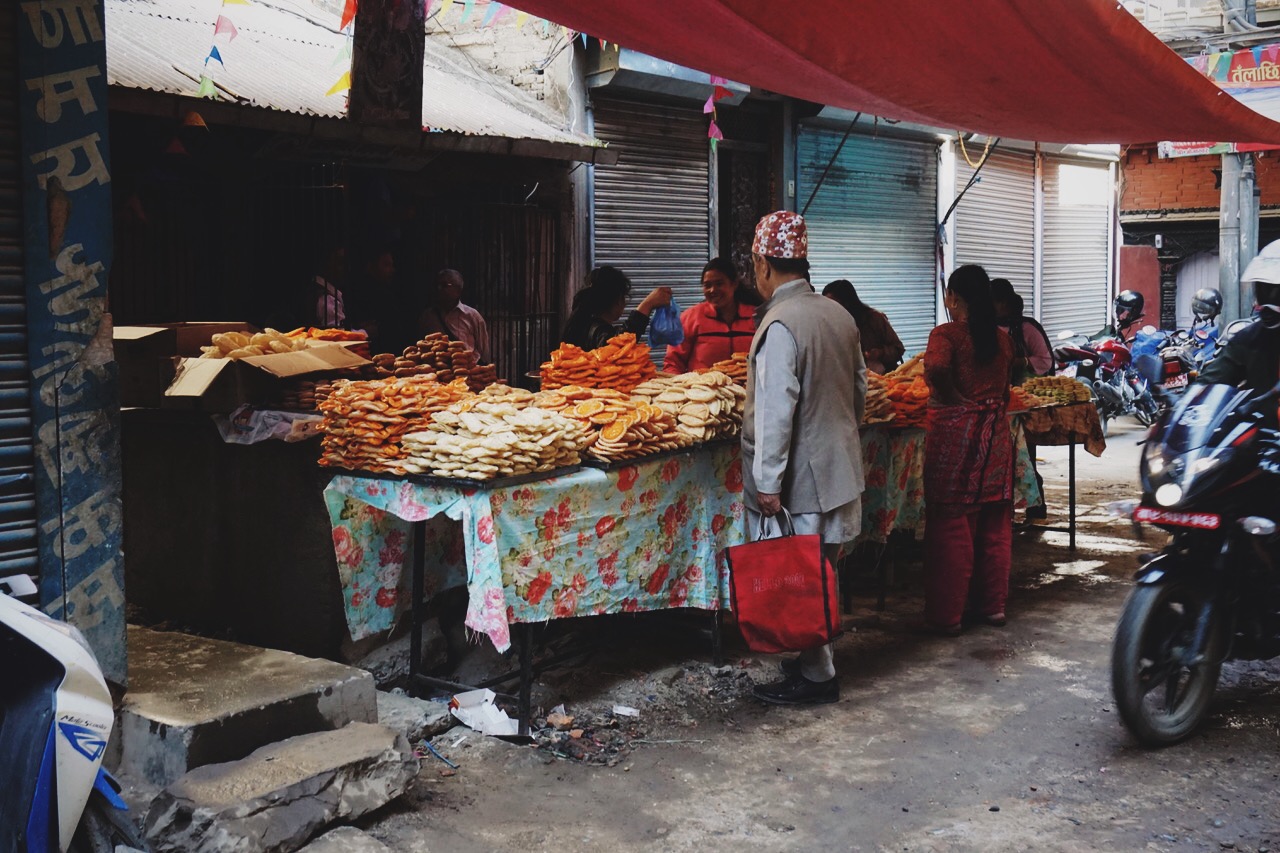  Early-morning market, Kathmandu 