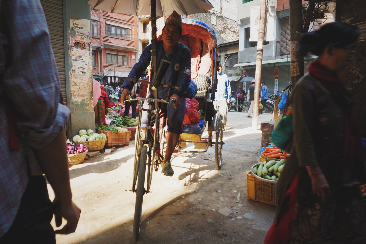  Early-morning market, Kathmandu 